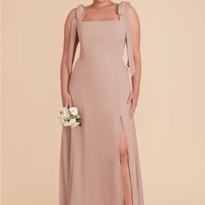 Birdy Grey Tan Maxi Dress with Slit